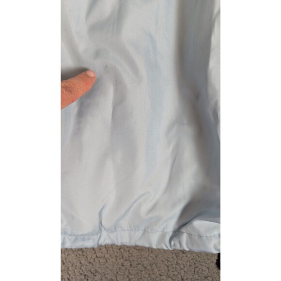 Fuda Sport Women's Blue Hooded Zip Up Lined Poly Cotton Jacket Color Block M - Picture 8 of 8